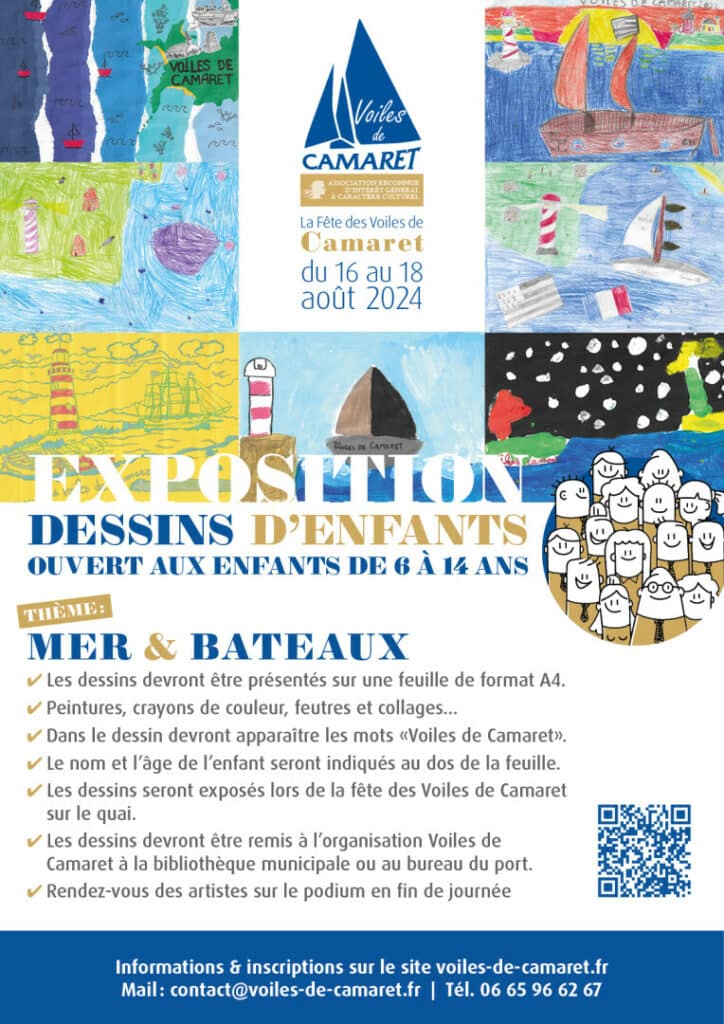 Affiche exposition dessins 2024